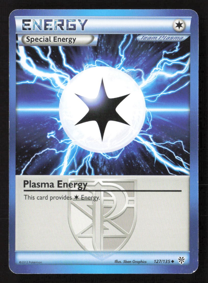 Plasma Energy (Team Plasma) Uncommon Normal PLS 127/135 LP Pokemon TCG