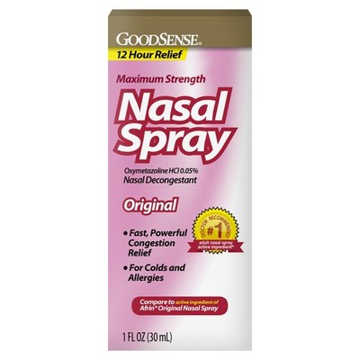 GoodSense Maximum Strength Nasal Spray, 1 Fl Oz (Pack of 1), 