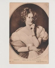 Postcard Artist Louis Hersent Delphine De Girardin A Versailles France
