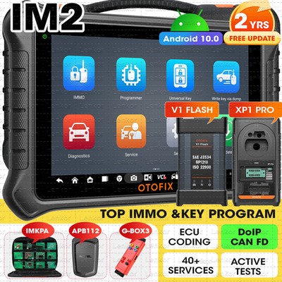 2024 OTOFIX IM2 IMMO K~ey Pro~gramming Coding Full System Car Diagnostic Scanner
