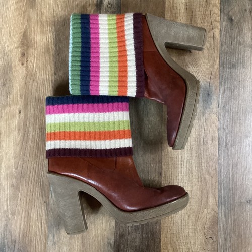 FLAW Coach Laurette Leather Boots 