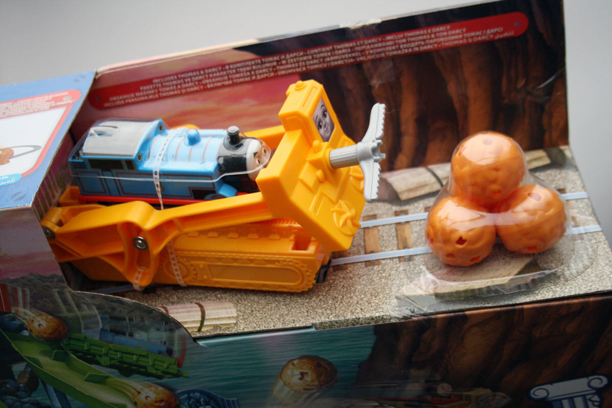 Tank Engine Thomas And Friends Cave Collapse Set Darcy Trackmaster