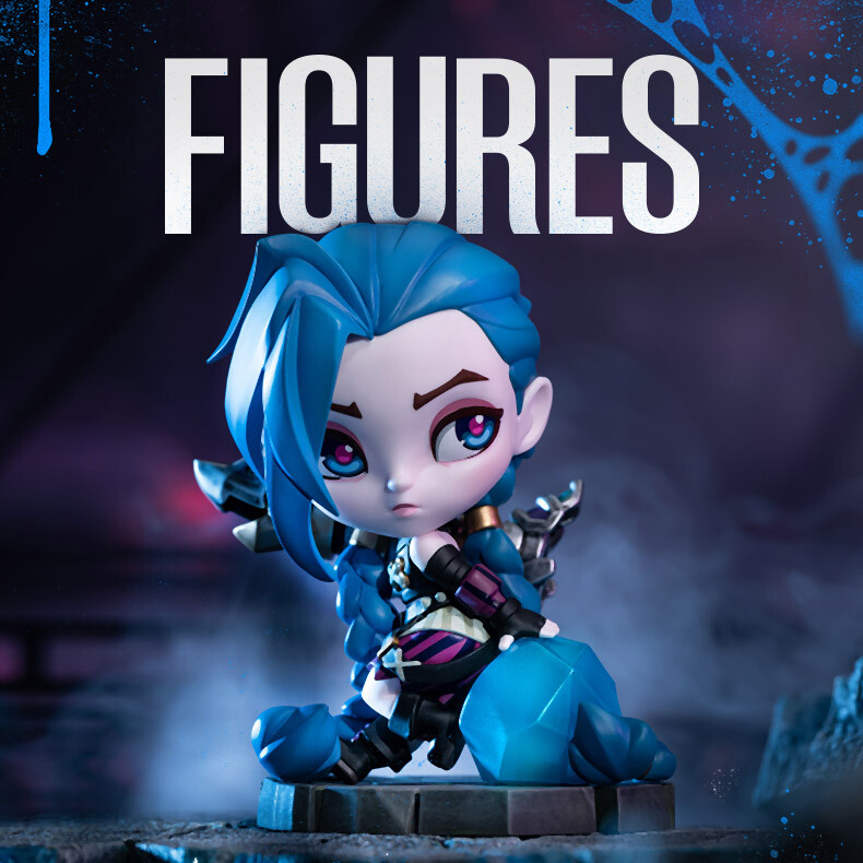 EOF-209ARCANE Jinx フィギュア 9デザイン League of Legends ARCANE JINX Figures Art Toys Official