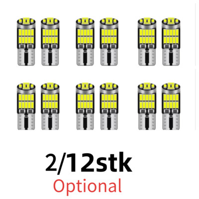 2/12Stk T10 Canbus SMD Auto Standlicht Innenraum Beleuchtung Birne LED Glühbirne