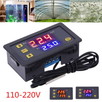 W3230 110V-220V 20A Thermostat Temperaturregelung Schalter Regler Thermometer AG