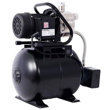 1.6HP Shallow Well Pump w/ Pressure Tank Automatic Water Automatic Booster Pump