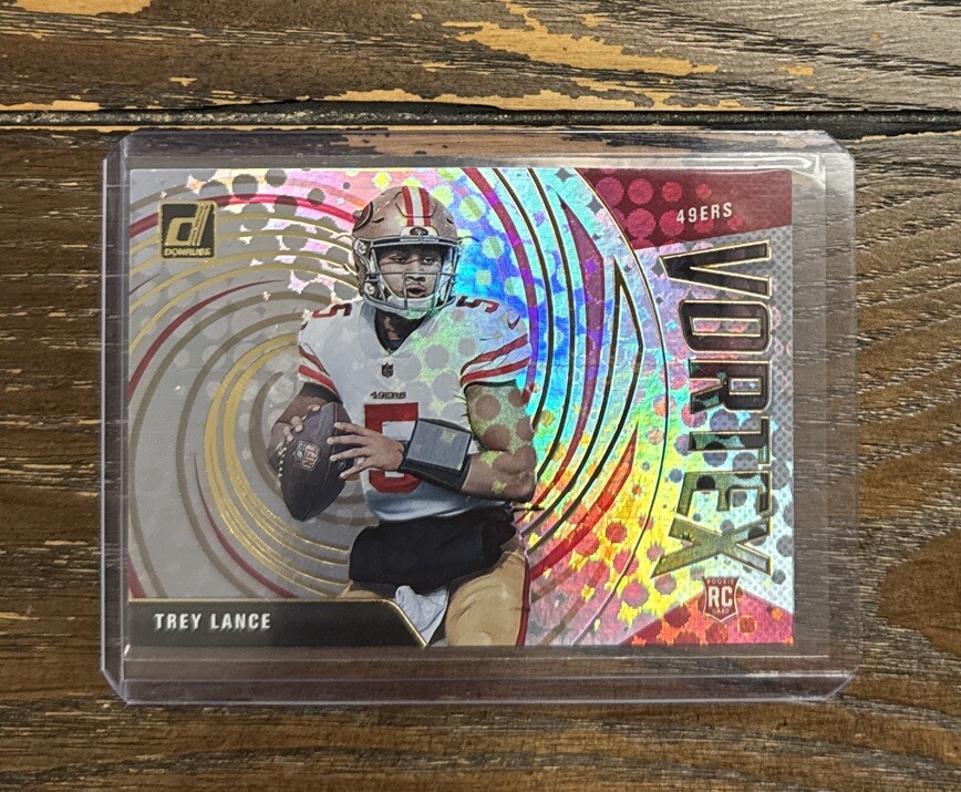 2021 Panini Donruss - Vortex #VTX-TLA Trey Lance (RC)