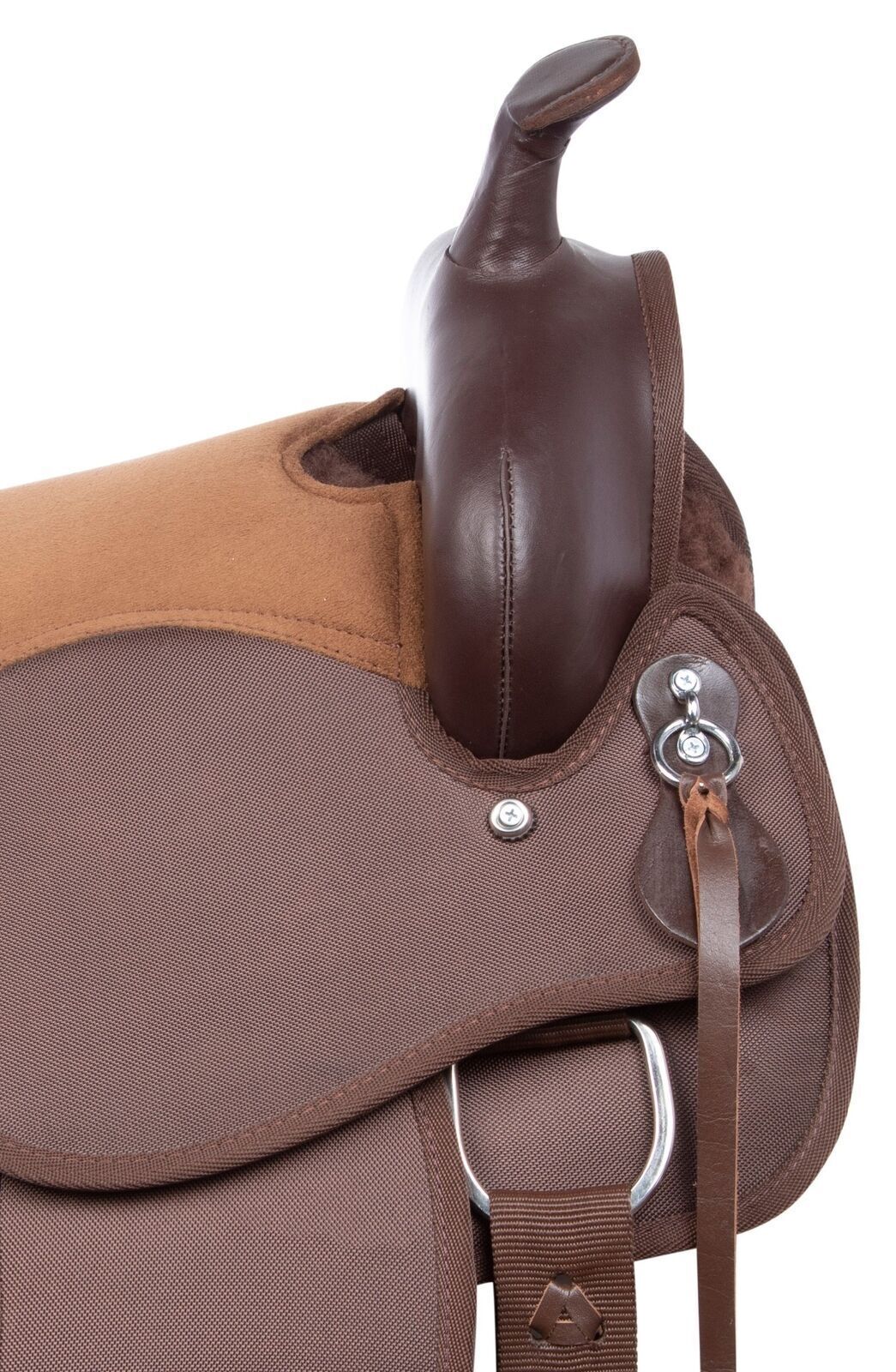 Selle Western Ridex 15 Pouces – Cuir, Traditionnelle, Pour Trail Et équitation