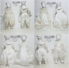 Mameluco para bautizo, NIÑO blanco. Ropones de niño para bautizo, Blanco o beich. niño