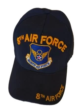 U.S. Air Force, 8th Air Force, Emblem,  navy blue hat