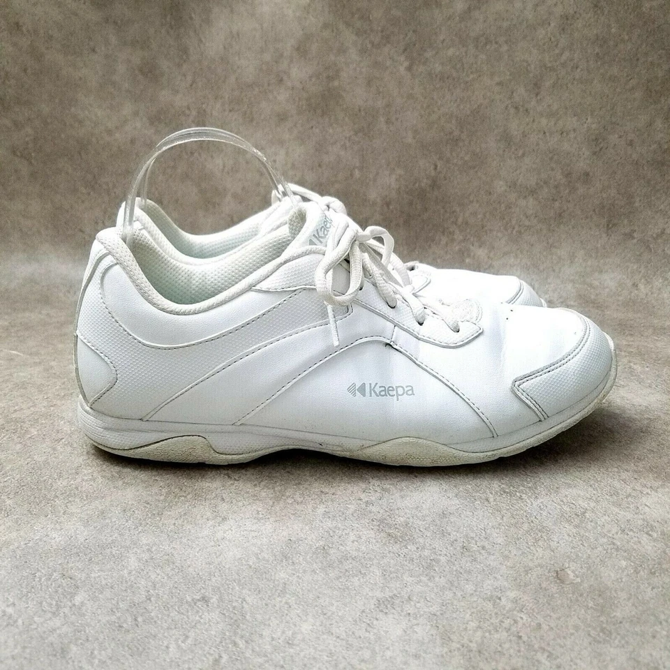 Kaepa Womens Cheer Up 6336 Sz 9 M White Leather Cheerleading Sneakers - Image 4 of 4