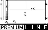 Mahle AC 751 000P Kondensator, Klimaanlage FüR Mini