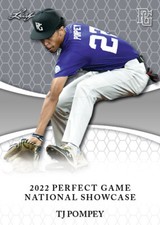 Tj Pompey 10 ct lot 2022 Leaf Perfect Game Nike All American Rookies