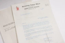 1927 Lamson Goodnow Keystone Emery Mills Abras Frankford PA Letter Ephemera L50G