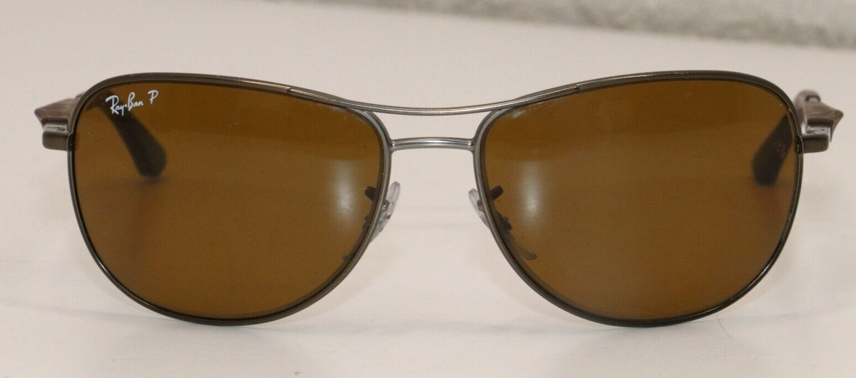 Ray-Ban レイバン サングラス RB3519 ブラウン系 Ray-Ban RB3519-029/83 59-15 135 3P Men's Pilot Polarized