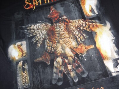 Satyricon Old Rar Old Unworn Shirt Black Metal Acherontas Emperor Immortal Sigh