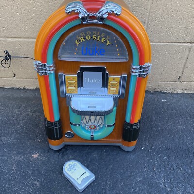 Crosley iJUKE Jukebox Apple iPod CR1701A With Remote | eBay