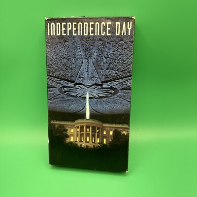 Independence Day (VHS, 1996) First Edition VHS Movie Tape HI FI STEREO Used VG+