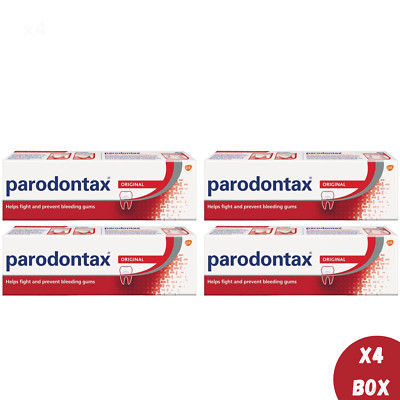 4x Parodontax Original Toothpaste 90g Prevent Bleeding Gums Free Shipping