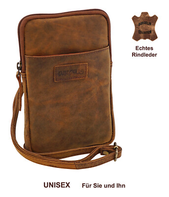 Herren Damen Tasche Umhängetasche Crossbag Handytasche ECHTES