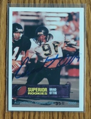 Brad Ottis (Wayne State) 1994 Superior Rookies AUTOGRAPH (only 5000 made)