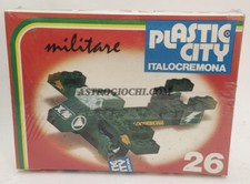 PLASTIC CITY MILITARE 26 ITALOCREMONA COSTRUZIONI VINTAGE 1970s NEW IN BOX