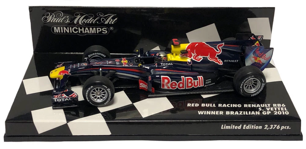 Sebastian Vettel RedBull Diecast Formula 1 Cars with Stand for