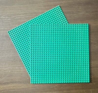 Vtg Lego Classic Green Base Plate Flat Square Board 10” X 10