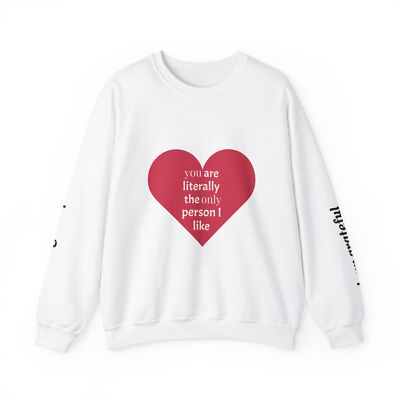 Heartfelt Crewneck Sweatshirt, Love Sweatshirt, Gift for Him/Her, Couple's