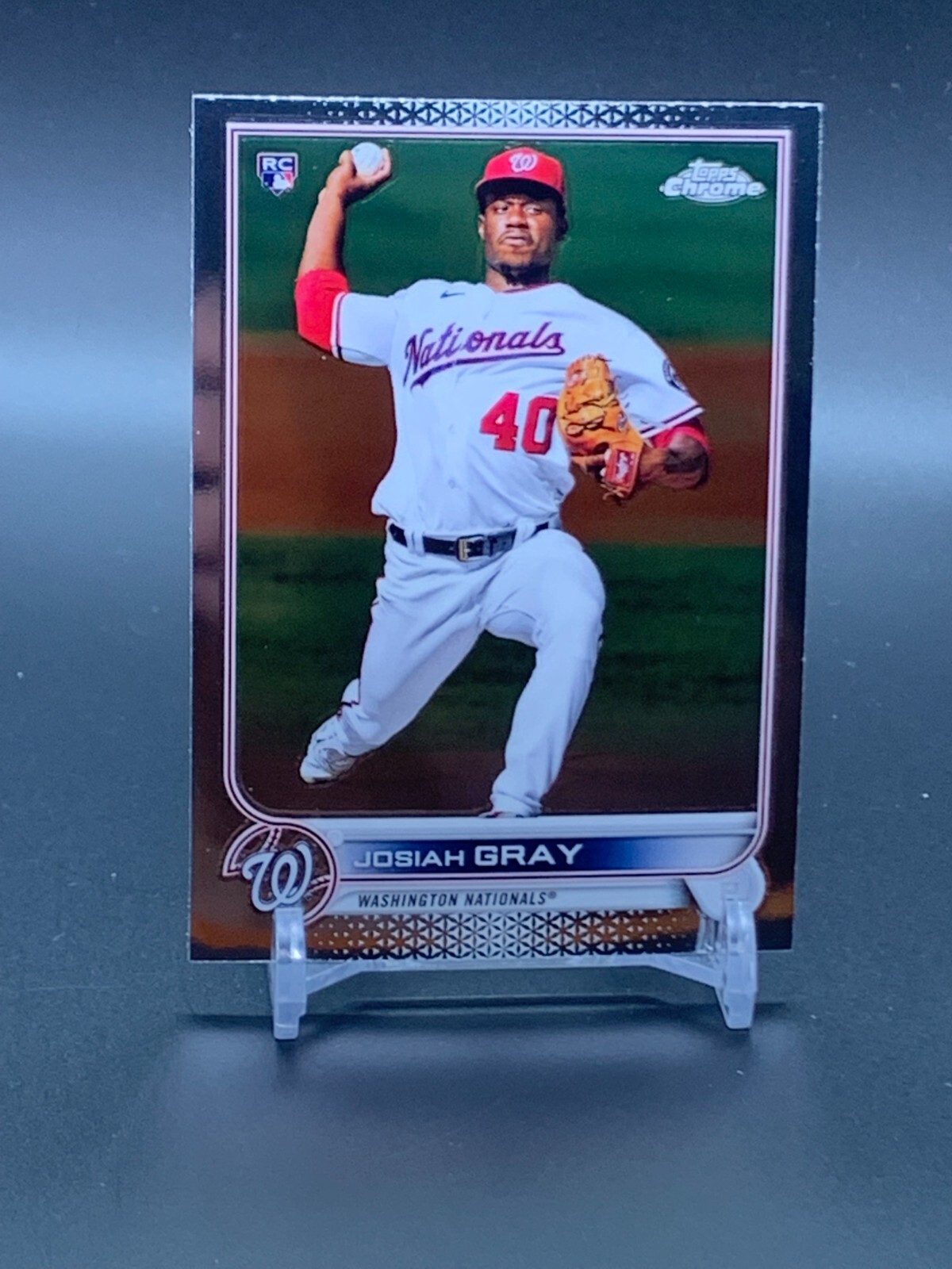 2022 Topps Chrome Rookie #160 JOSIAH GRAY Washington Nationals RC