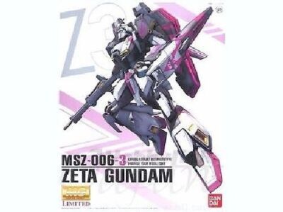 BANDAI MG 1/100 MSZ-006-3 ZETA GUNDAM UNIT 3 WHITE UNICORN COLOR