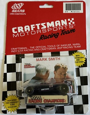 Sears 1993 Edition #25 Mark Smith Craftsman Motorsports Racing Team Indy 1/64