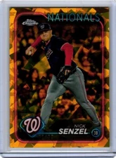 Topps Chrome Nick Senzel Gold Ice /50 SSP