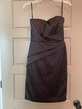 White House Black Market black dress Sz 0-Prom Dress-Holiday Little Black Dress