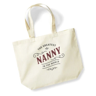 DESIGN, INVENT, PRINT! Nanny Gift Bag Mothers Day Birthday Christmas Tote Shopping Keepsake Present
