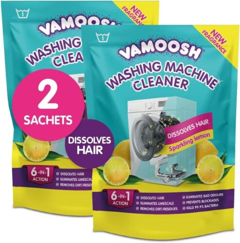 Vamoosh 6-in-1 Washing Machine Cleaner Various Packs Scents Dissolves Hair - Picture 19 of 21