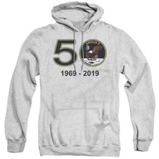 NASA APOLLO 11 50TH Licensed Adult Hooded and Crewneck Sweatshirt Hoodie SM-3XL