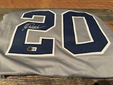 NEW YORK YANKEES JORGE POSADA SIGNED AUTO CUSTOM JERSEY WITH BECKETT CERT!!!!