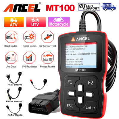 ANCEL MT100 Profi Motorrad Diagnosegerät Full OBD2 Scanner Codeleser Motor ABS