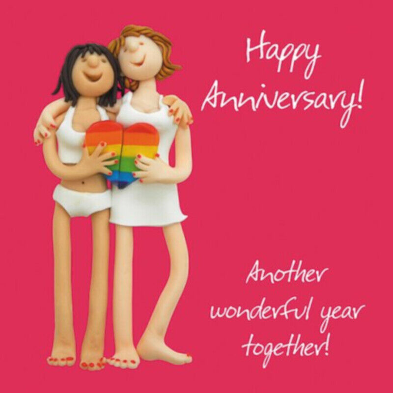 Happy Anniversary Girlfriend Wife Lesbian Gay Same Sex Card eBay