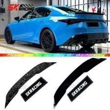 For Lexus IS300 IS350 IS500 Glossy Black/Forged /Carbon Rear Trunk Spoiler Wing