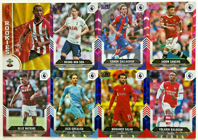 Panini Score Premier League 2021/22 Laser Parallel Cards Numbered /10/15/25/49