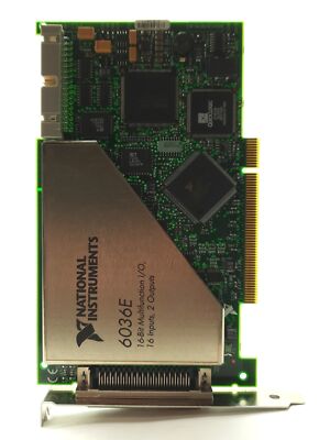 National Instruments PCI-6036E Scheda DAQ multifunzione, slot PCI, 36x I/O National Instruments PCI-6036E Scheda DAQ multifunzione, slot PCI, 36x I/O