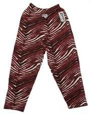 New Adult Mens Sizes XS-S Red Black White Zubaz Pajama Lounger Pants