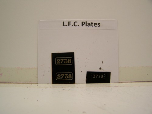 LFC GWR No 2738 Fahrerhaus Seitennummer | Zustand: New