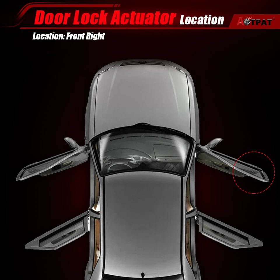 Actuador de cerradura de puerta delantera derecha para BMW 328i 335i 528i 550i M3 M4 X3 X5 X6 Mini Foto 4 de 4