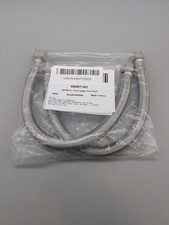 2 PCS 12 inch Length Braided Stainless Faucet Supply Line 3/8 "Com x 1/2 "FIP