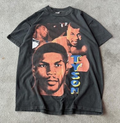 VTG REPRINT Iron Mike Tyson Rap Tee Heavyweight Cotton Single Stitch Boxing Lg