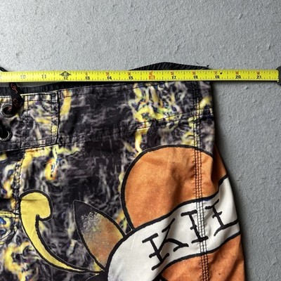 Y2K Men's Ed Hardy Surf Boardshorts Love Kills Slowly Swim Trunks