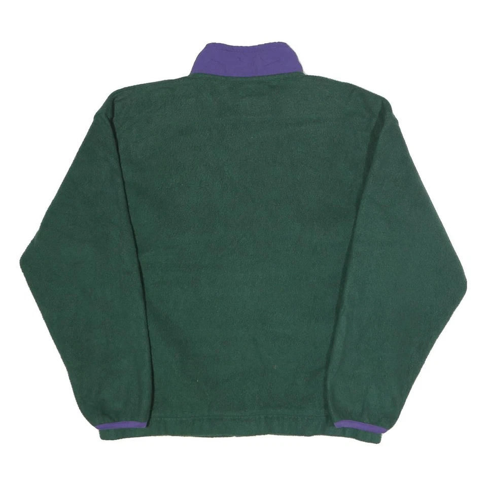 GAP Mens Green & Purple Zip Up Polyester Fleece Jacket L Casual Warm Outerwear - Image 3 of 4